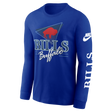 Bills 2025 Nike Men's Rewind Long Sleeve T-Shirt