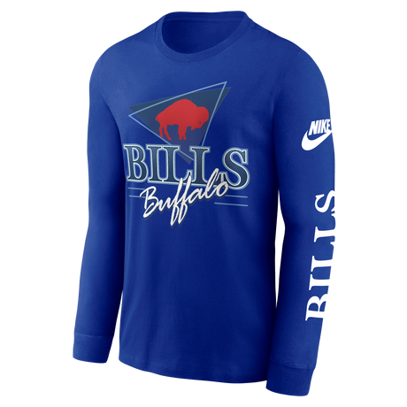 Bills 2025 Nike Men's Rewind Long Sleeve T-Shirt