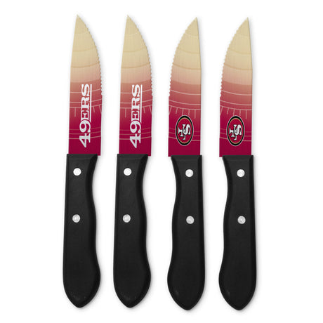 49ers 4-Piece Steak Knife Set