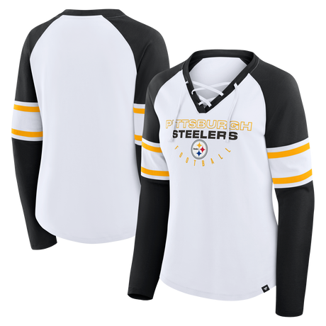Steelers 2025 Women's Fanatics Blitz Package Long Sleeve Fashion Top
