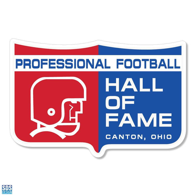Pro Football Hall of Fame 3" Old Logo Sign Vinyl Decal