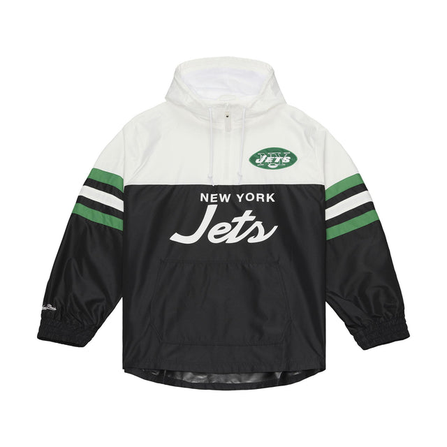 Jets 2026 Mitchell & Ness Men's Head Coach Lightweight Anorak Windbreaker Pro Football Hall of Fame