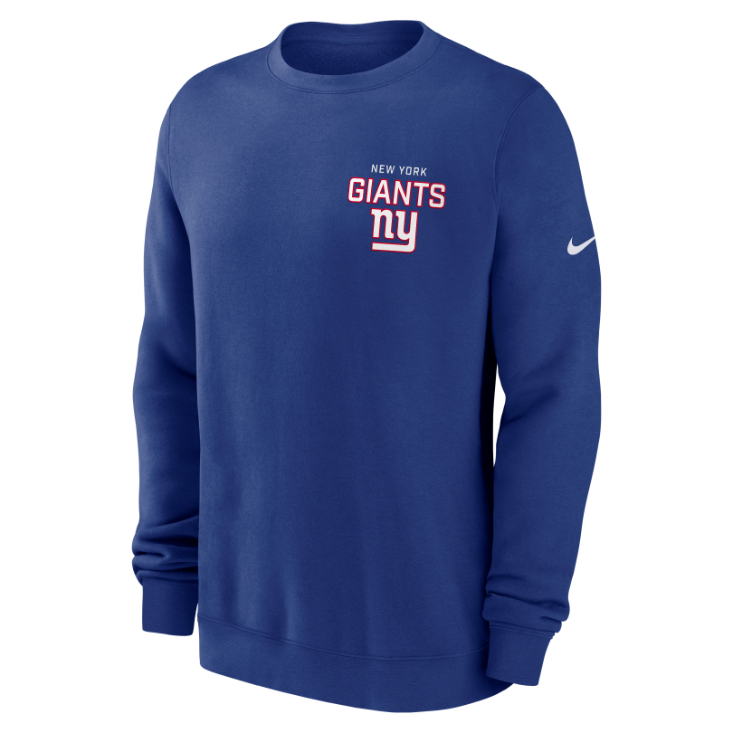 Giants 2025 Men's Nike Fleece Club Crewneck
