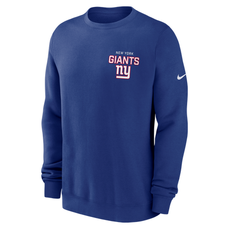 Giants 2025 Men's Nike Fleece Club Crewneck