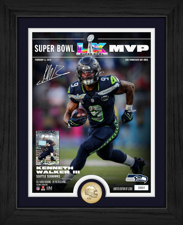 Seahawks Super Bowl LX (60) Champs MVP Bronze Coin Photo Mint