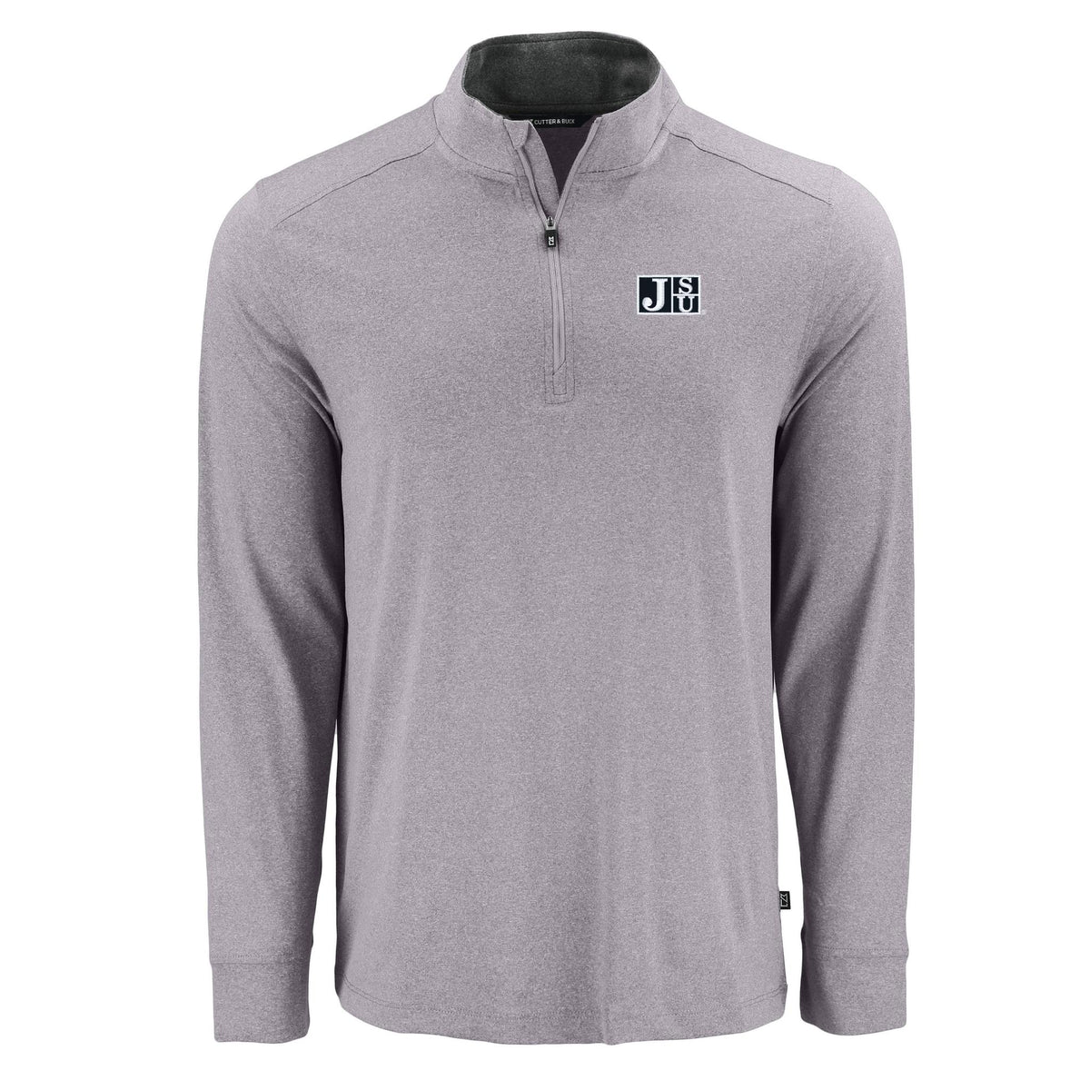 HBCU Team Cutter & Buck Men's Big & Tall Forge Recycled Four-Way Stretch 1/4 Zip Pullover Pro Football Hall of Fame L Jackson State