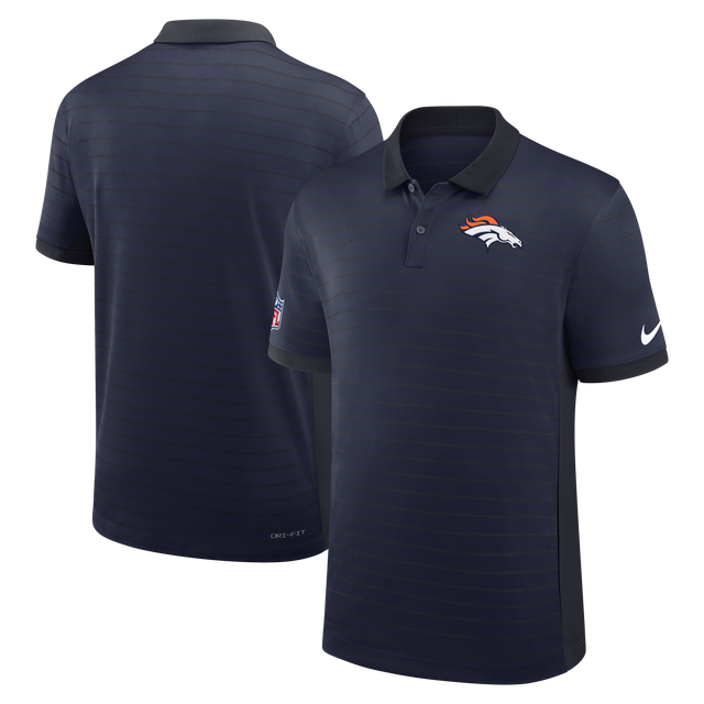 Broncos 2026 Nike Men's Dri-Fit Striped Polo
