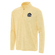Hall of Fame Antigua Men's Gold Heather Endless 1/4 Zip Pullover