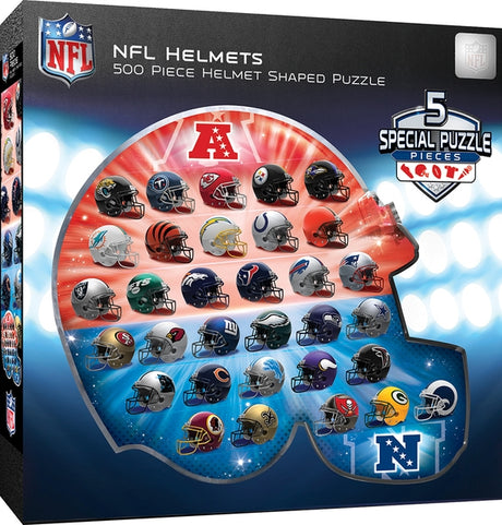 NFL Team Helmets 500 Piece Jigsaw Puzzle