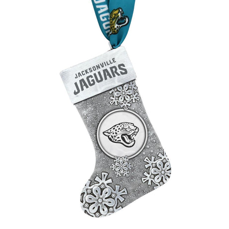 Jaguars Snowflake Stocking Ornament Pro Football Hall of Fame