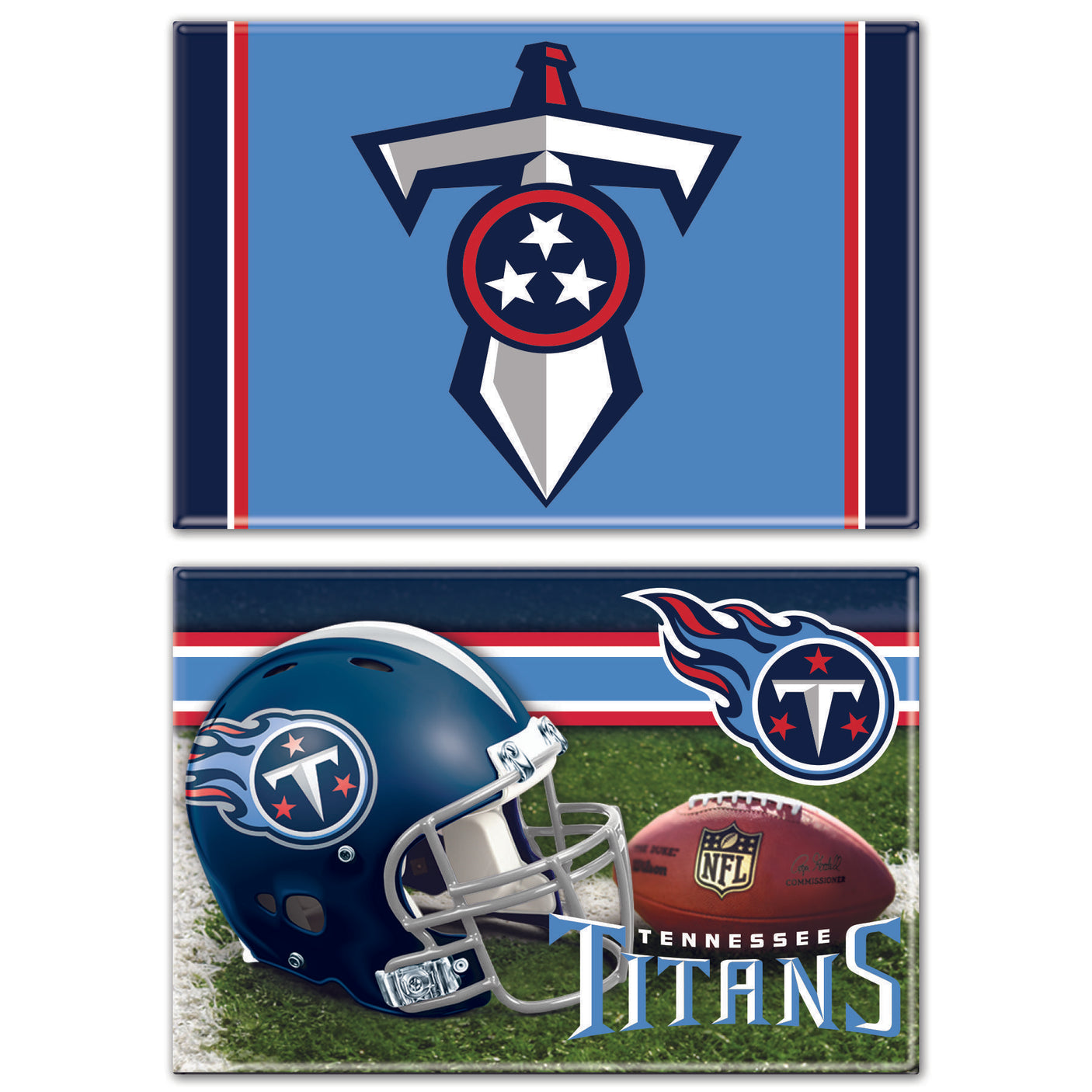 Titans 2- Pack Rectangle Magnets
