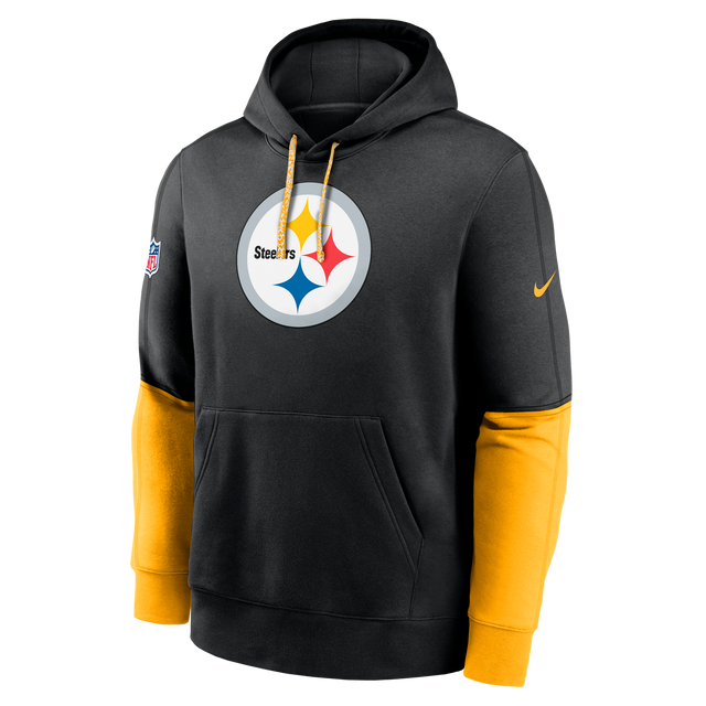 Steelers 2024 Nike Men's Sideline Club Sweatshirt