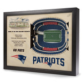 Patriots StadiumView Wall Art 3-D Replica Stadium