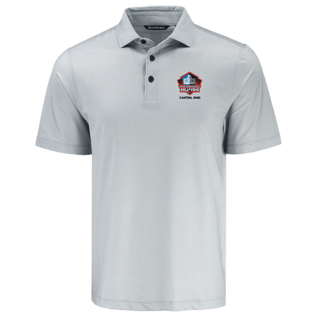 Hall of Fame Cutter & Buck Men's Pike Recycled Lattice Print Polo