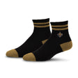 Saints 2025 Stripe Cozy Sleep Sock