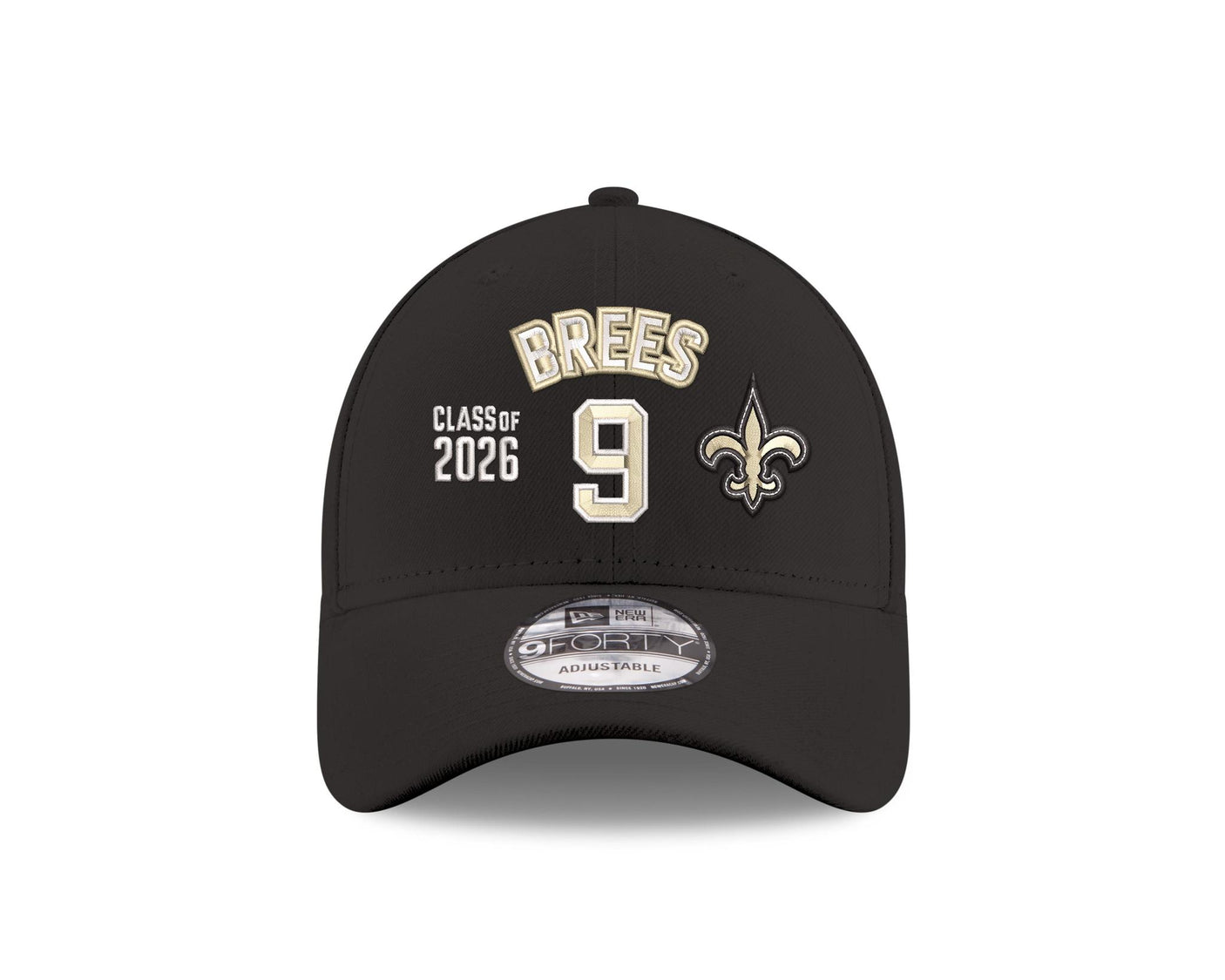 Drew Brees Saints Class of 2026 New Era GCP 9FORTY Name and Number Hat