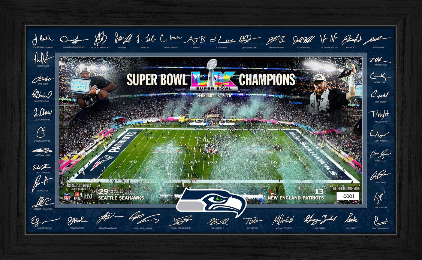 Seahawks Super Bowl LX (60) Champs Signature Frame