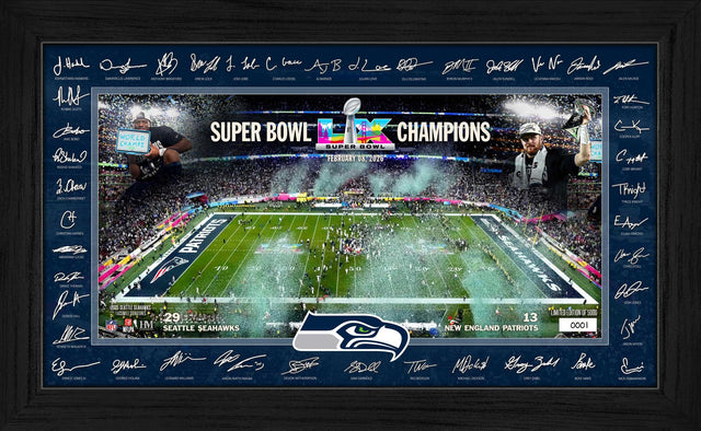 Seahawks Super Bowl LX (60) Champs Signature Frame