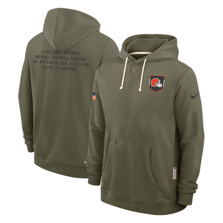 Browns 2025 Nike Men's Salute to Service Hoodie