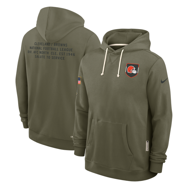 Browns 2025 Nike Men's Salute to Service Hoodie