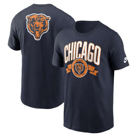 Bears 2025 Nike Men's Rewind Front and Back Hit T-Shirt