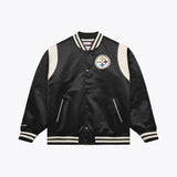 Steelers 2026 Mitchell & Ness Men's NFL Retro Roots Lightweight Satin Jacket (10355337560340)