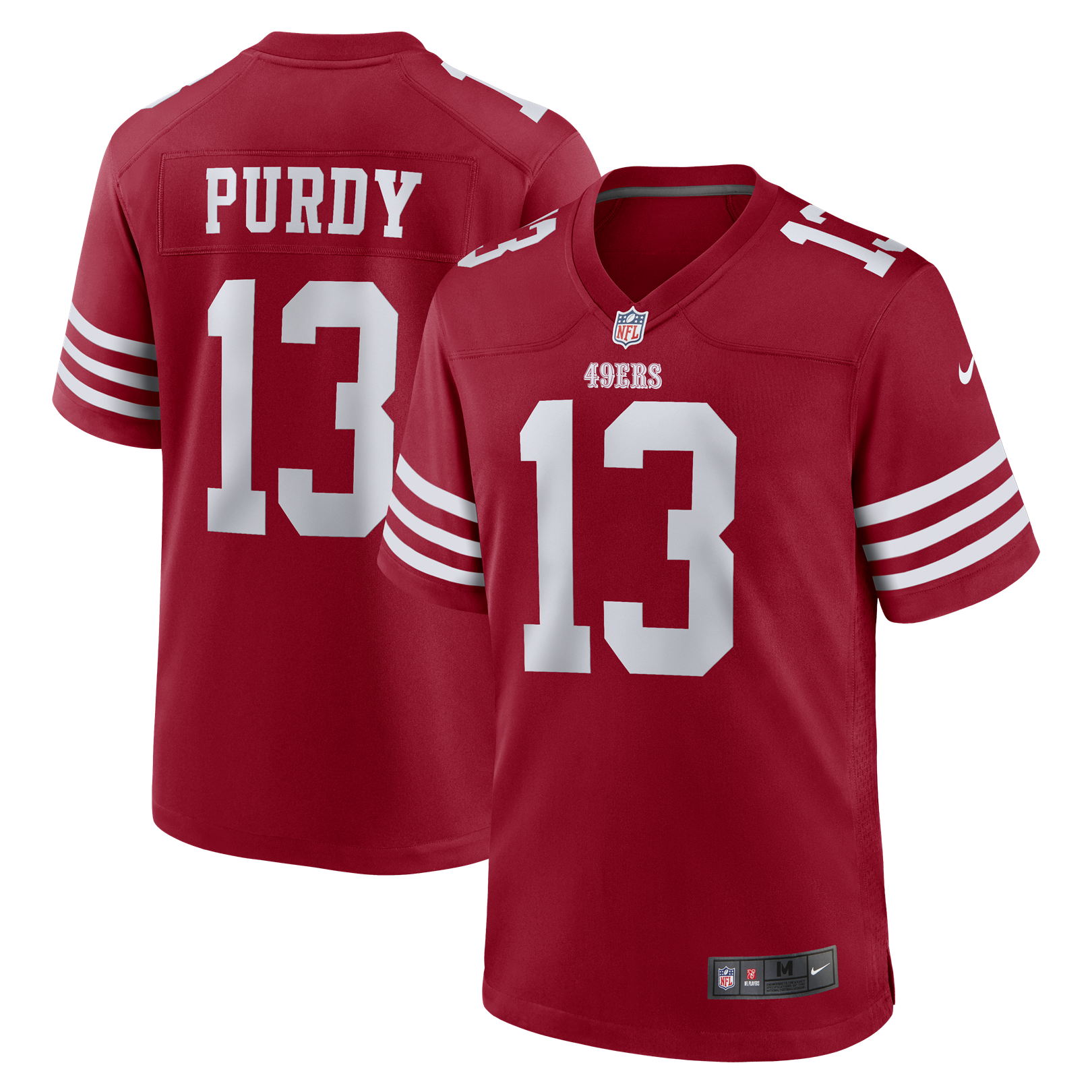 【激レア】BROCKERMEYER ゲームシャツNFL 49ers Brock Purdy Nike Men's Red Game Jersey – Pro Football