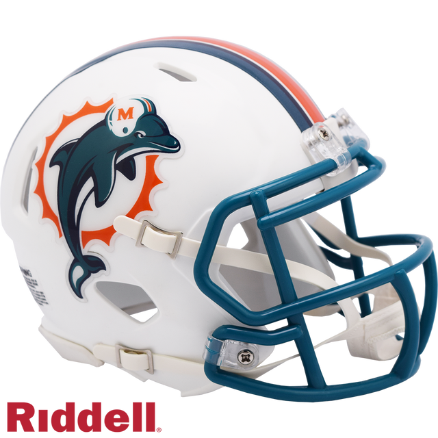 Dolphins Speed Mini Throwback Helmet 97-12