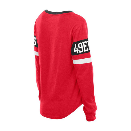 49ers 2025 New Era Women's Long Sleeve T-Shirt