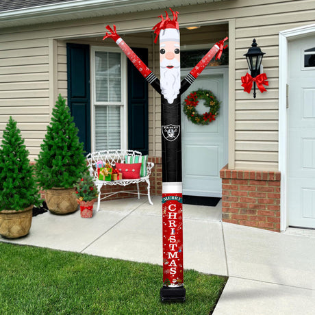 Raiders Team Pride Inflatable Crazy Christmas Santa Sports Fan