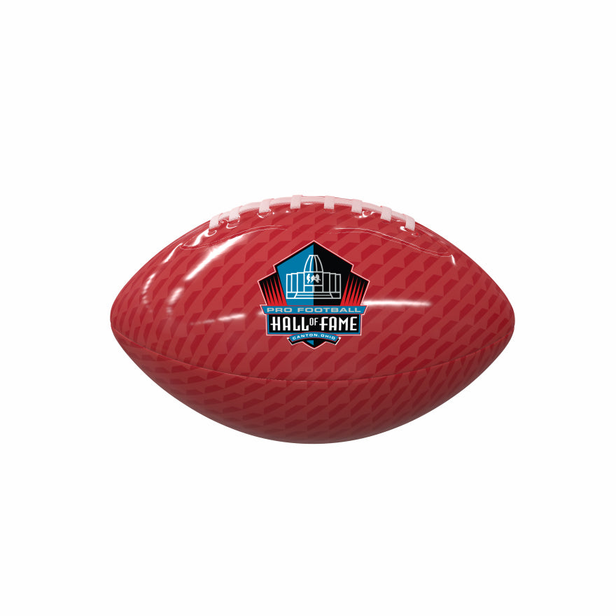 Hall of Fame Mini Glossy Red Football