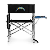 Chargers Black Sports Chair