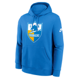 Chargers 2026 Nike Men's Club Logo Hoodie Pro Football Hall of Fame