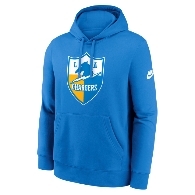 Chargers 2026 Nike Men's Club Logo Hoodie Pro Football Hall of Fame