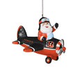 Bengals Santa Airplane Ornament Pro Football Hall of Fame
