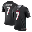 Falcons Bijan Robinson Men's Black Nike Game Jersey