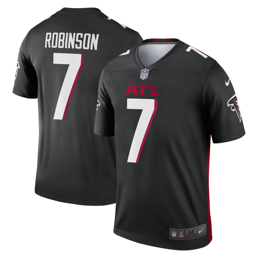 Falcons Bijan Robinson Men's Black Nike Game Jersey