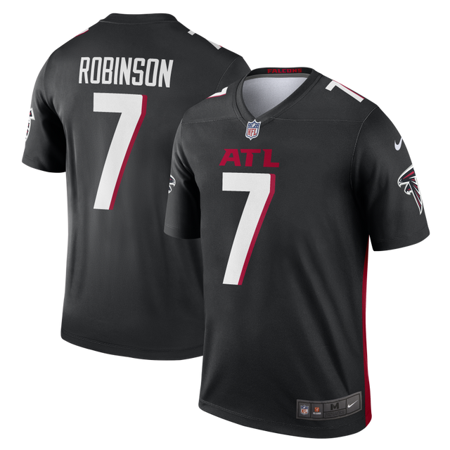 Falcons Bijan Robinson Men's Black Nike Game Jersey