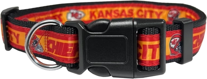 Chiefs Pets First Satin Dog Collar Pro Football Hall of Fame