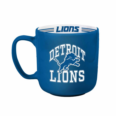 Detroit Lions 15 oz Stripe Mug
