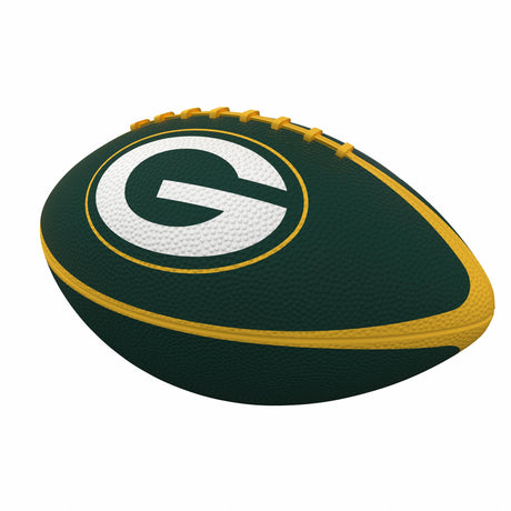 Packers Pinwheel Logo Junior Size Rubber Football