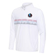 Hall of Fame 2025 Antigua Men's White Dashing 1/4 Zip