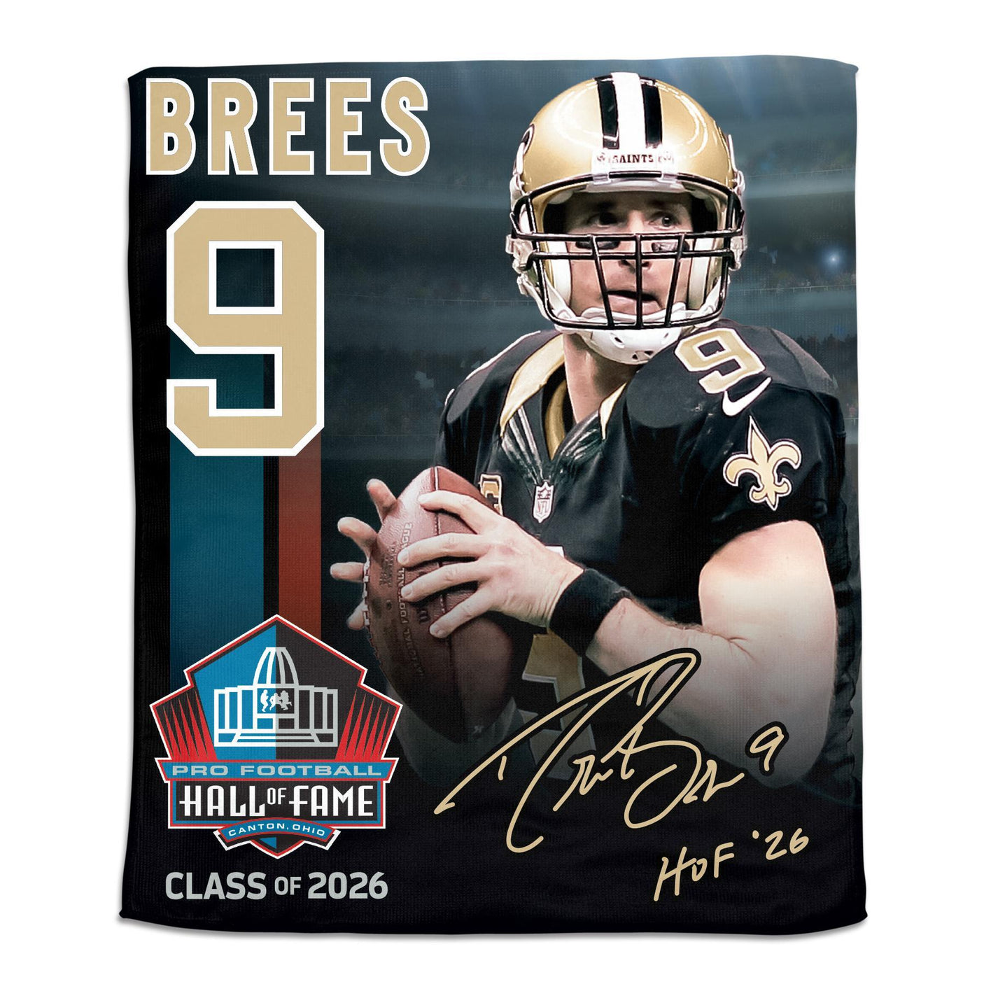 Saints Drew Brees Rally Towel