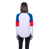 Giants 2025 New Era Women's White Long Sleeve T-Shirt