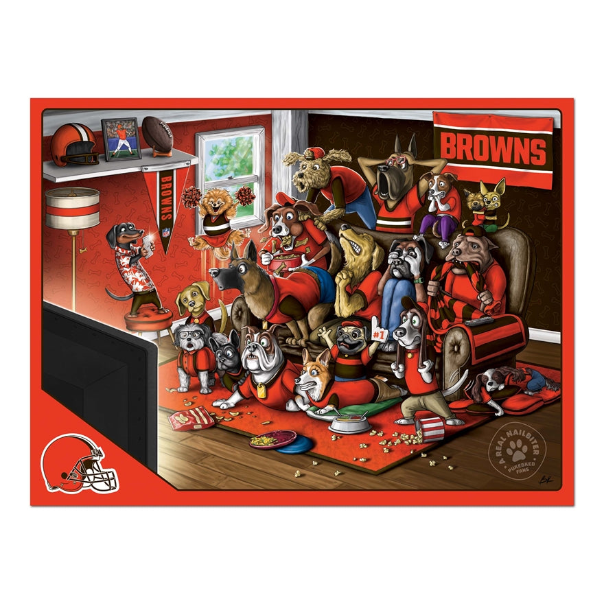 Browns Purebred Fans Puzzle - A Real Nailbiter