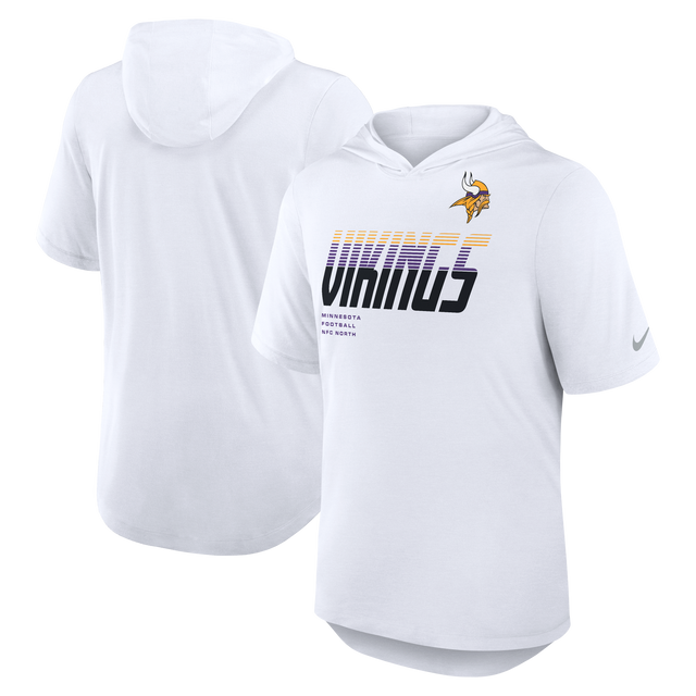Vikings 2026 Nike Men's Short Sleeve Hoodie Top