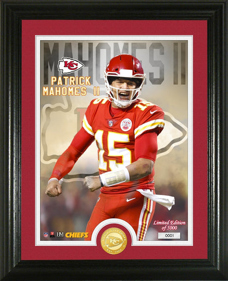 Patrick Mahomes II Bronze Coin Photo Mint