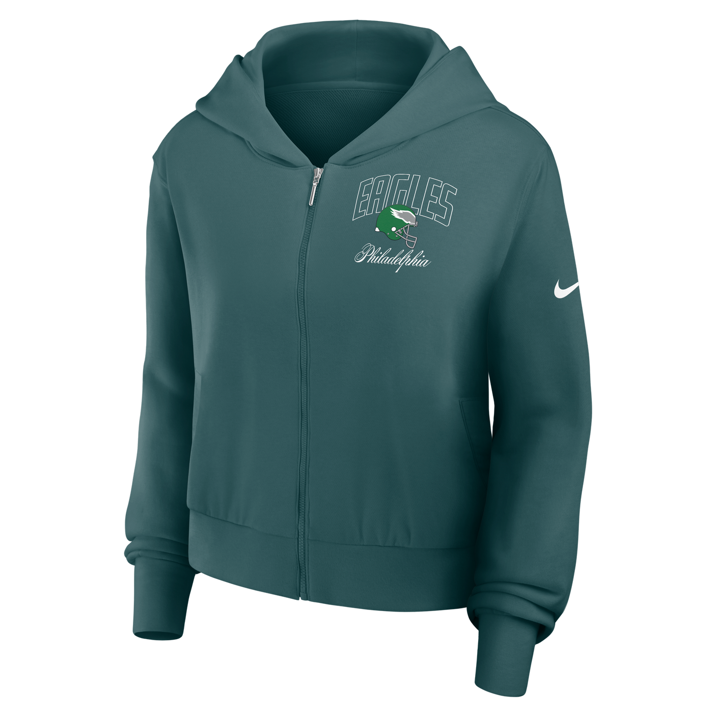 Eagles 2026 Nike Women's Step It Up Full Zip Hoodie