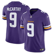 Vikings JJ McCarthy Nike Men's Purple Game Jersey