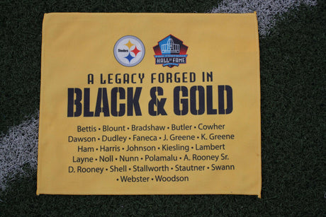 Steelers Hall of Fame Forged in Black & Gold Towel